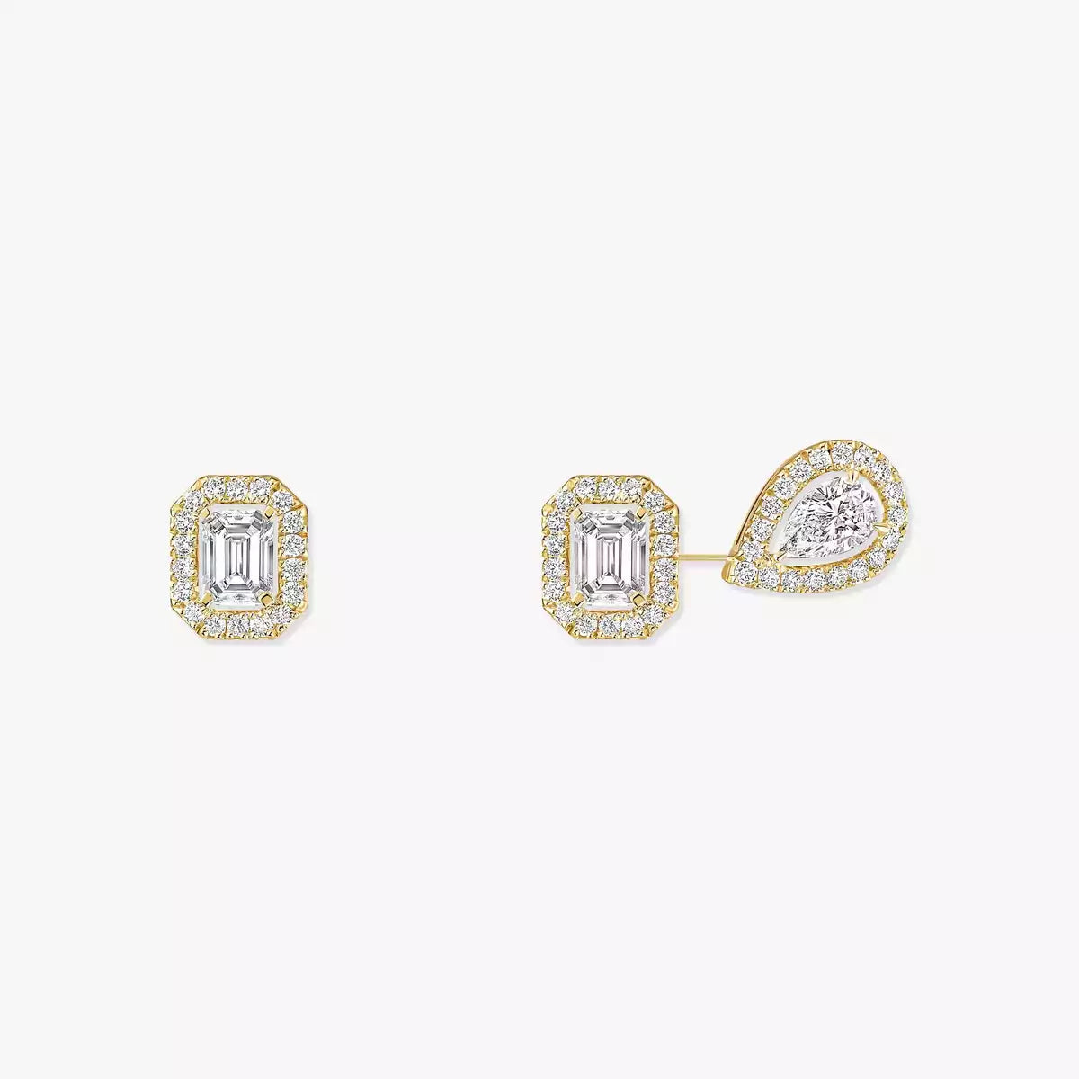 [Eterna Jewels]Diamant-Ohrringe 0,10ct My Twin 1+2