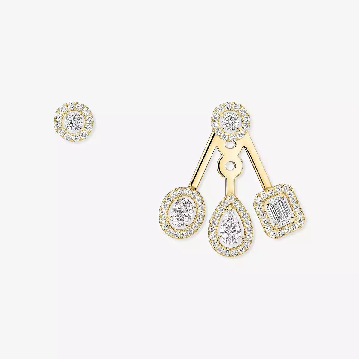 [Eterna Jewels] My Twin Trio Diamantohrringe