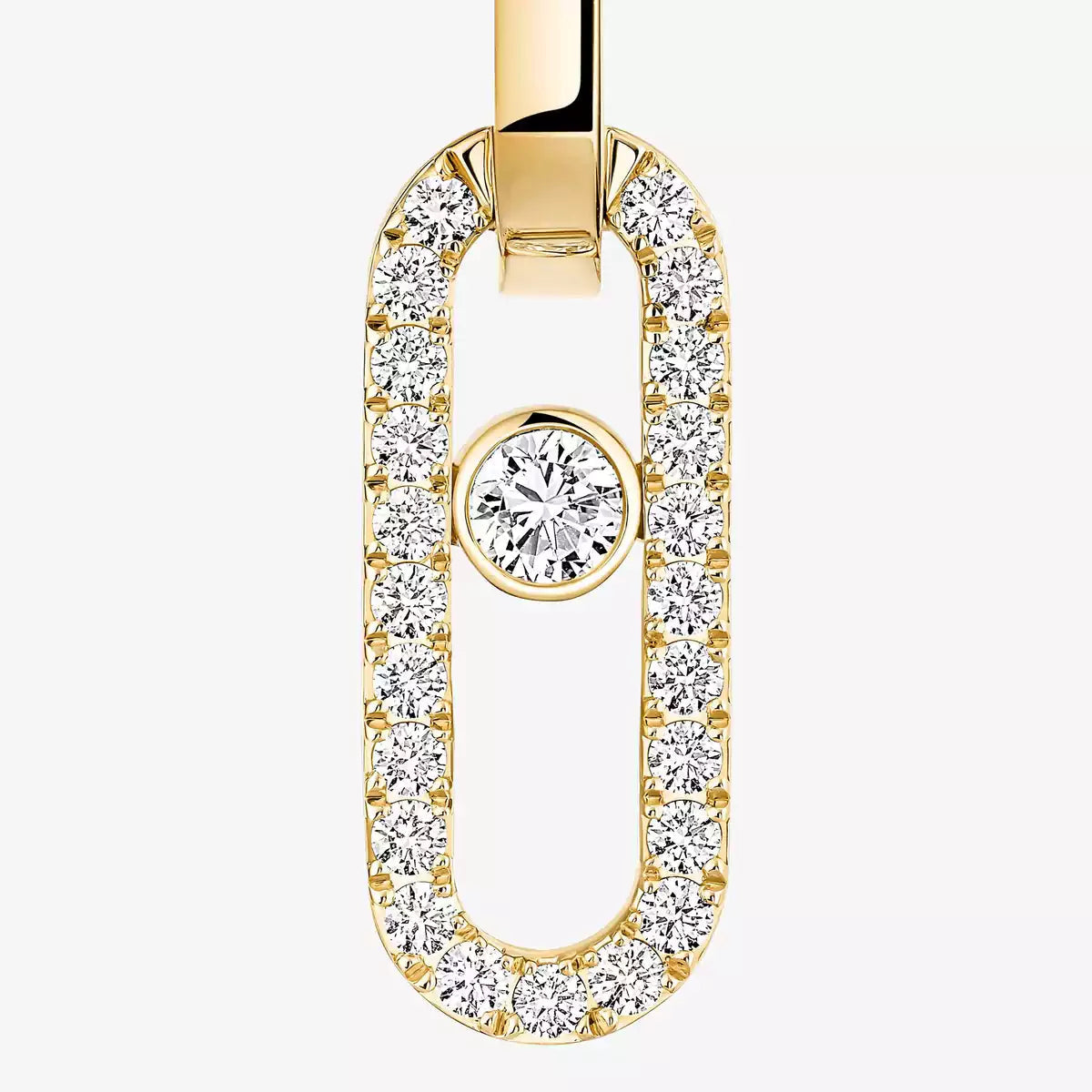 [Eterna Jewels]Move Link Diamant-Ohrringe