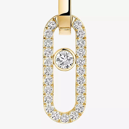 [Eterna Jewels]Move Link Diamant-Ohrringe
