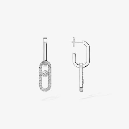[Eterna Jewels]Move Link Diamant-Ohrringe