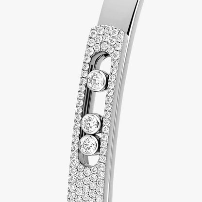 [Eterna Jewels]Noa Roségold-Armreif mit Diamant-Pavé