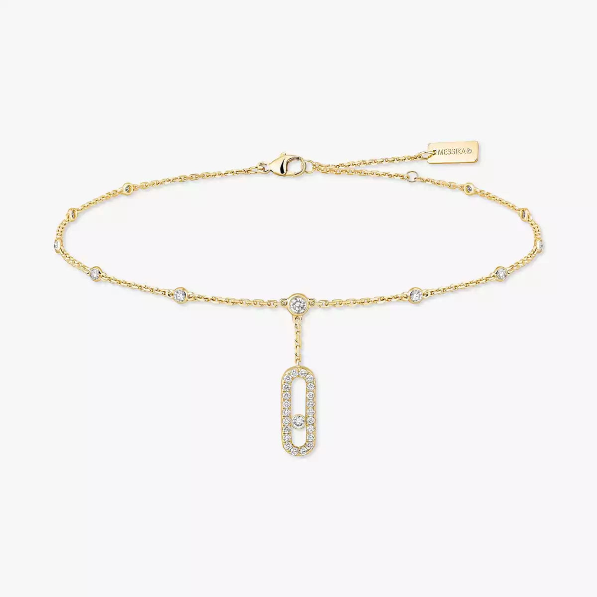 [Eterna Jewels] Move Uno Pavé-Fußkettchen