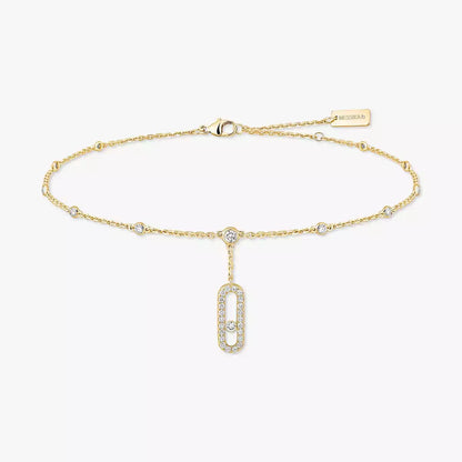 [Eterna Jewels] Move Uno Pavé-Fußkettchen