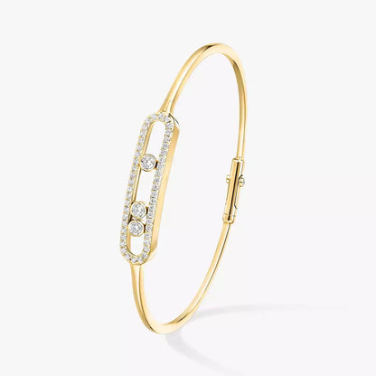 [Eterna Jewels]Armreif mit Pavé-Diamanten M