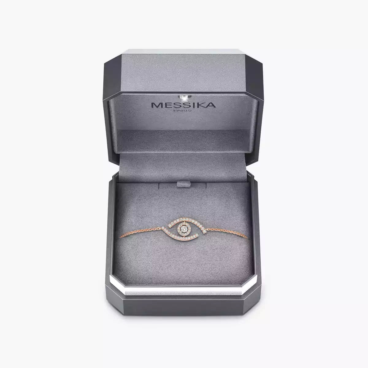[Eterna Jewels]Armband mit Pave-Diamanten Lucky Eye