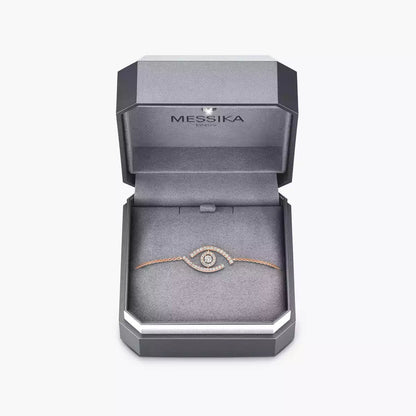 [Eterna Jewels]Armband mit Pave-Diamanten Lucky Eye