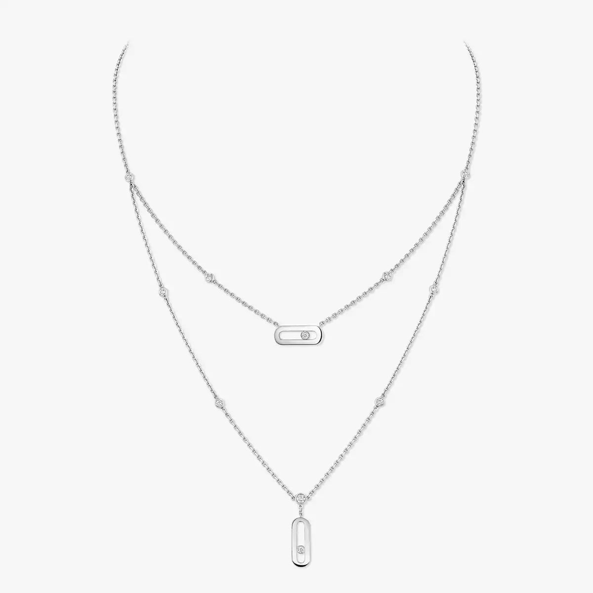 [Eterna Jewels] Move Uno Diamant-Halskette