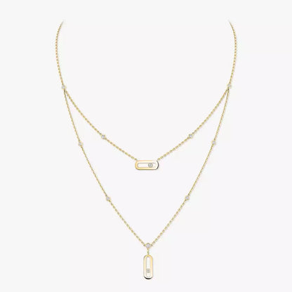 [Eterna Jewels] Move Uno Diamant-Halskette