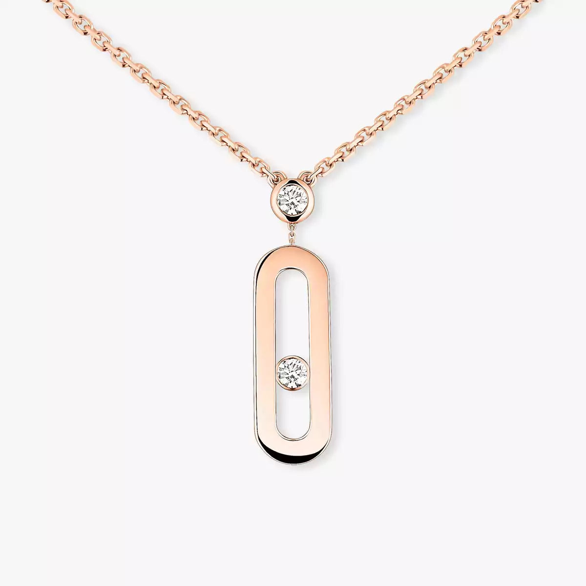 [Eterna Jewels] Move Uno Gold Diamant Collier Lang