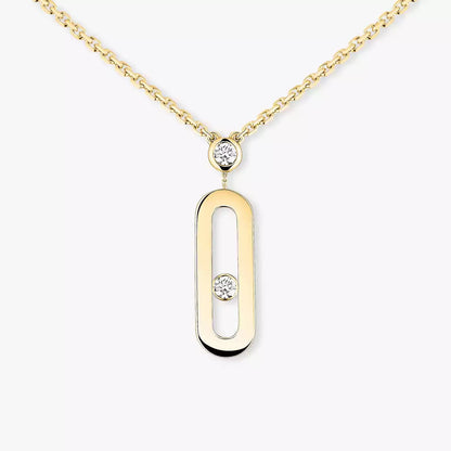 [Eterna Jewels] Move Uno Gold Diamant Collier Lang