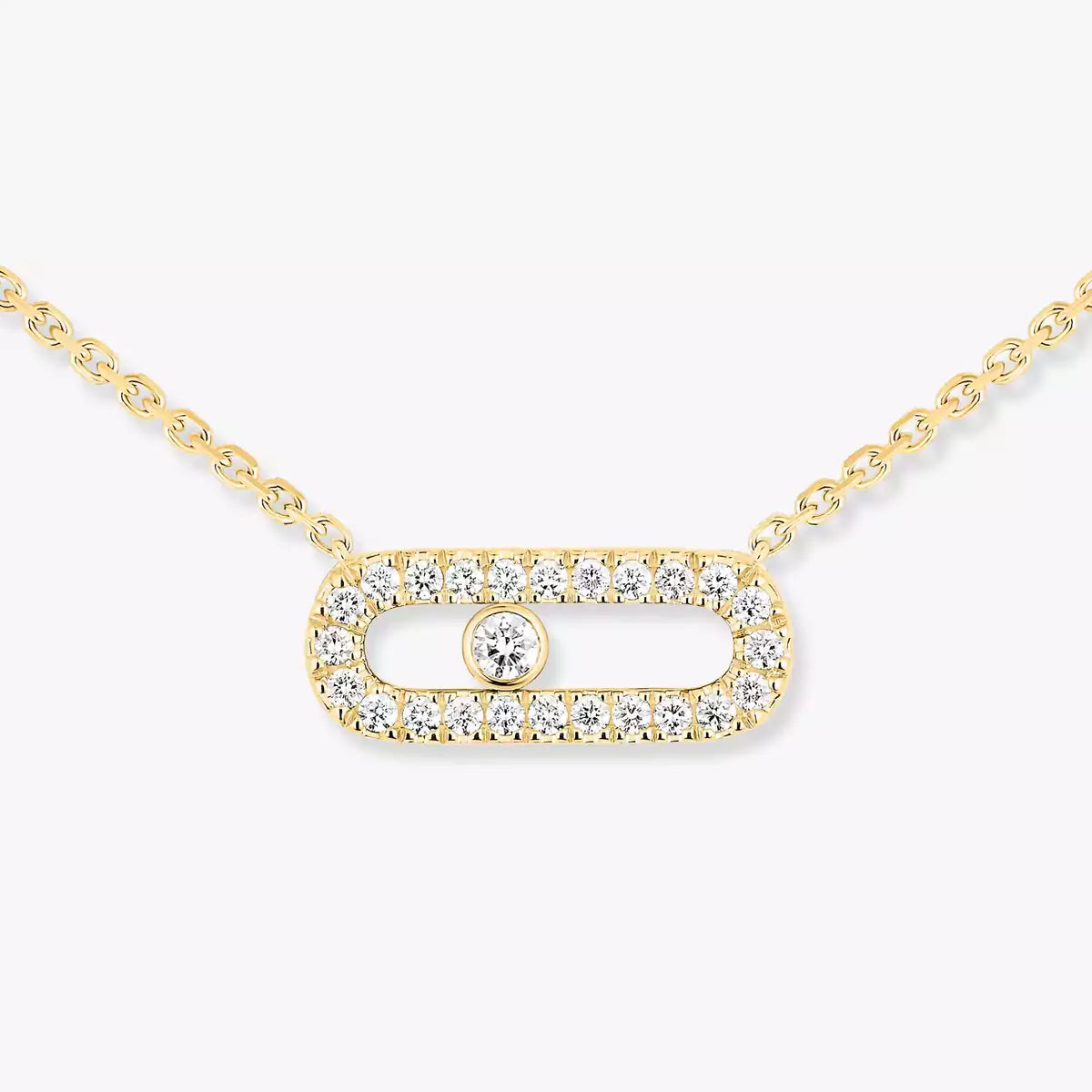 [Eterna Jewels]Diamant-Halskette Move Uno