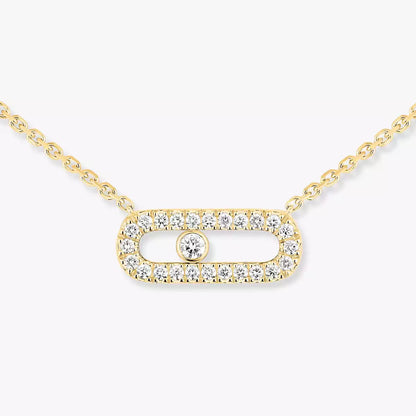 [Eterna Jewels]Diamant-Halskette Move Uno