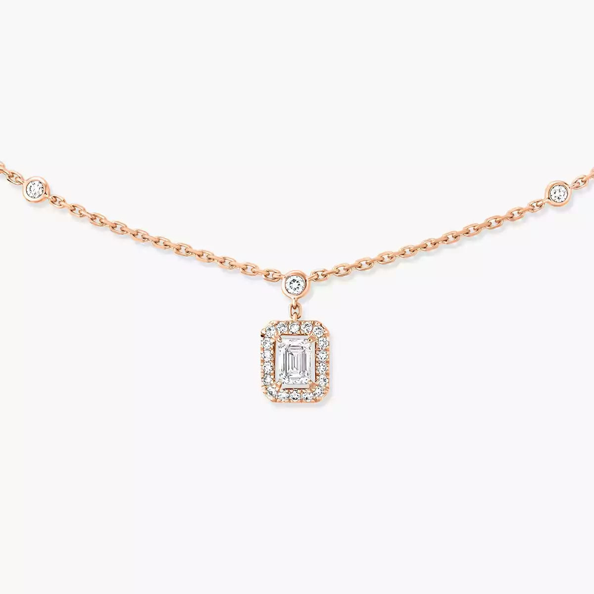 [Eterna Jewels]Meine Twin-Diamant-Halskette in Silber