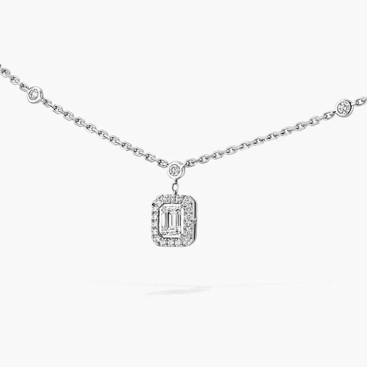 [Eterna Jewels]Meine Twin-Diamant-Halskette in Silber