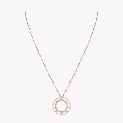 [Eterna Jewels]Romane Long Pave_-Set Diamant-Halskette