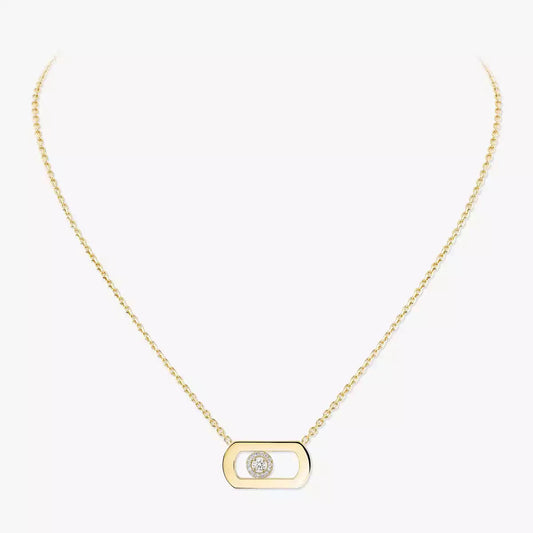 [Eterna Jewels]So Move Diamond Halskette in Gold