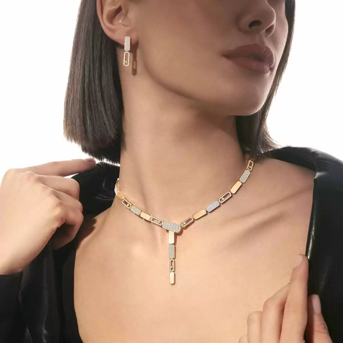 [Eterna Jewels]Imperial Move SM Diamantohrringe