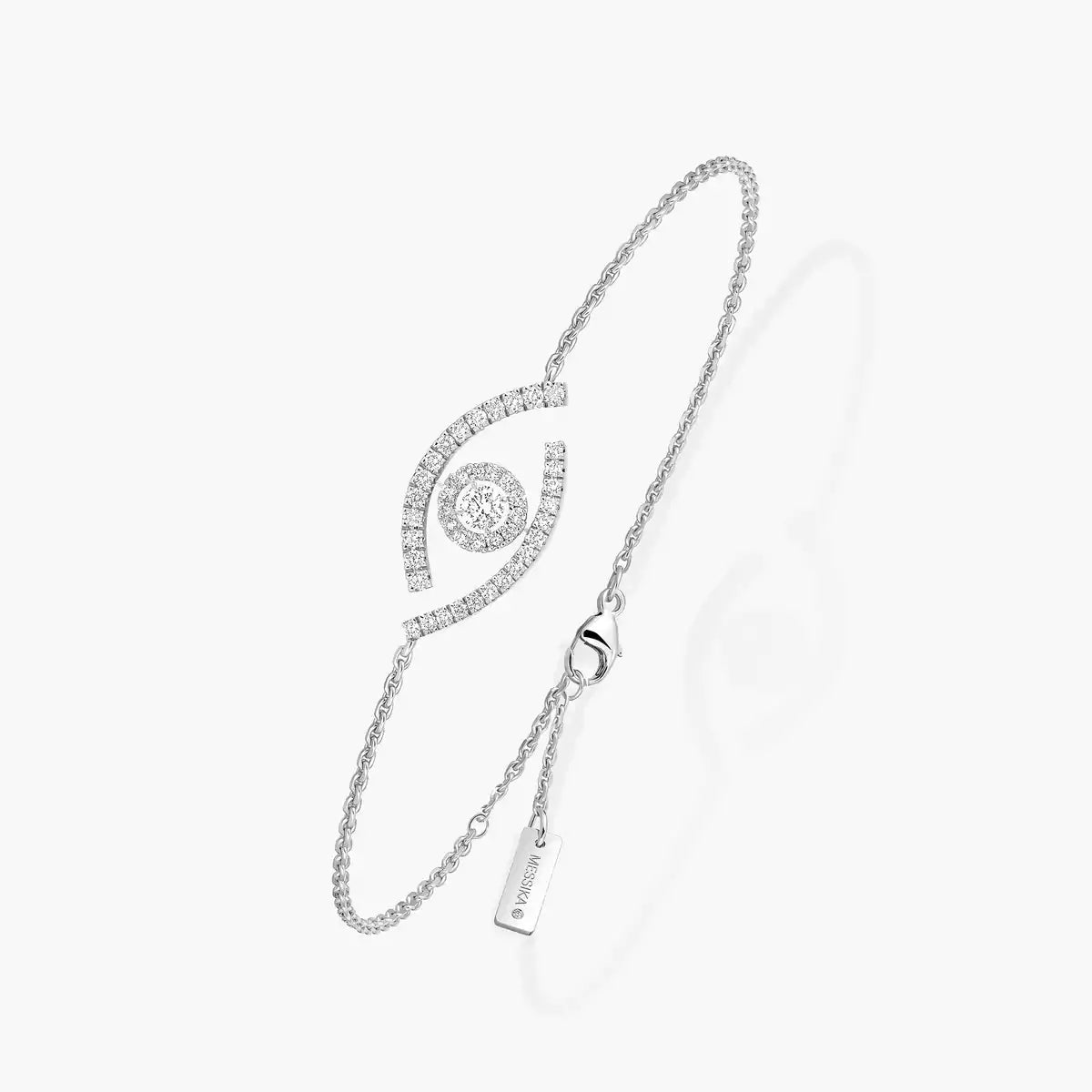 [Eterna Jewels]Armband mit Pave-Diamanten Lucky Eye
