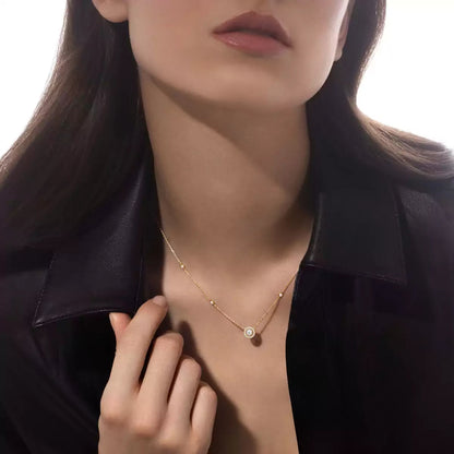 [Eterna Jewels]Diamant-Halskette 0,20ct Brillant Joy