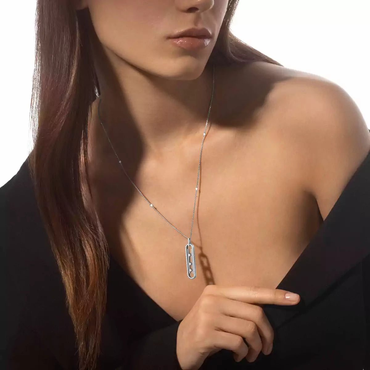 [Eterna Jewels] Diamant-Halskette Move 10Th