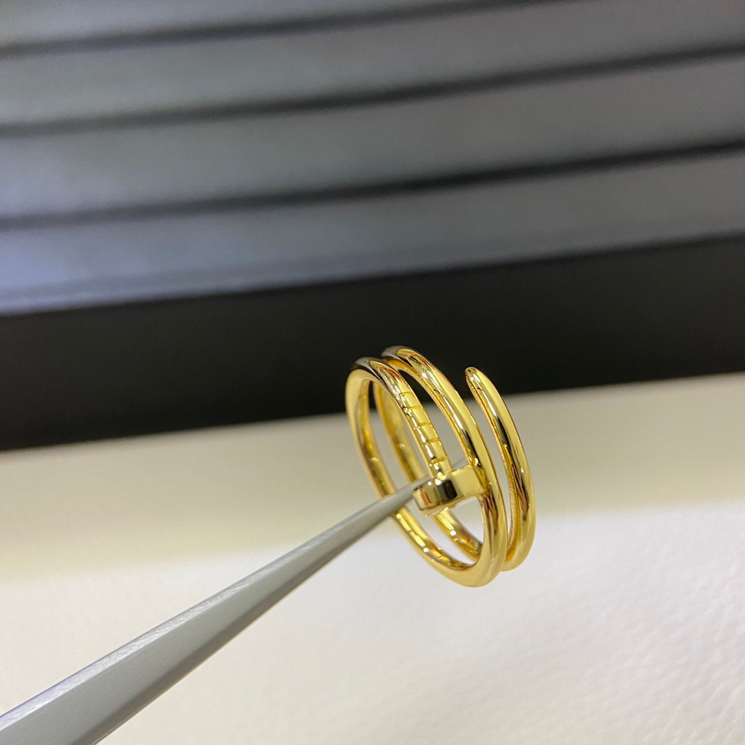 [Eterna Jewels]GLATTER DREIFACH-NAGELRING