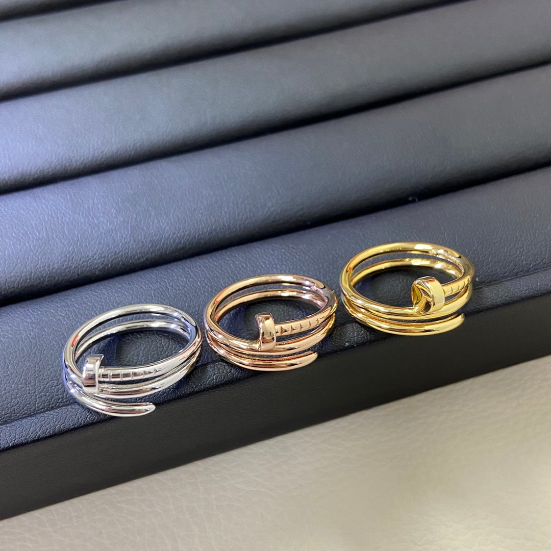 [Eterna Jewels]SMOOTH THREE-BAND NAIL RING
