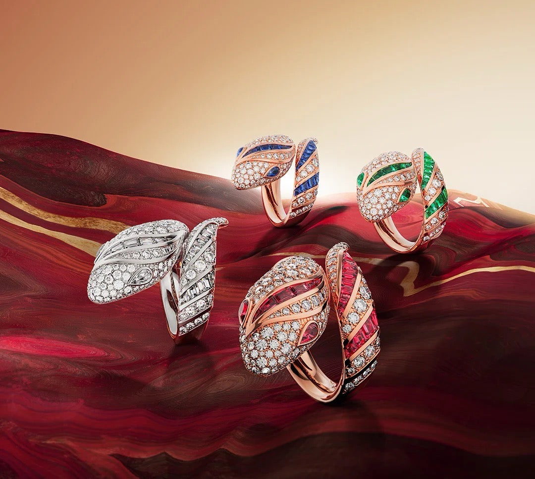 [Eterna Jewels]BRANDNEUER LUXURIÖSER ROTER SCHLANGENRING