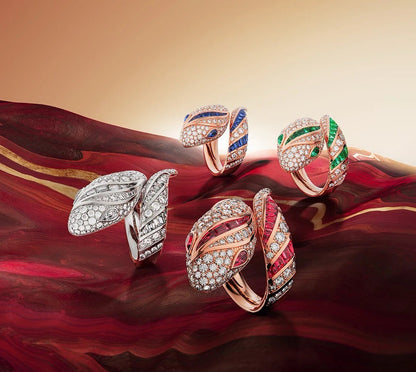 [Eterna Jewels]BRANDNEUER LUXURIÖSER ROTER SCHLANGENRING