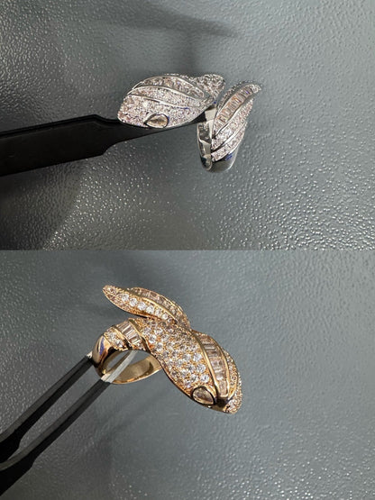 [Eterna Jewels]BRANDNEUER LUXURIÖSER SILBERSCHLANGENRING