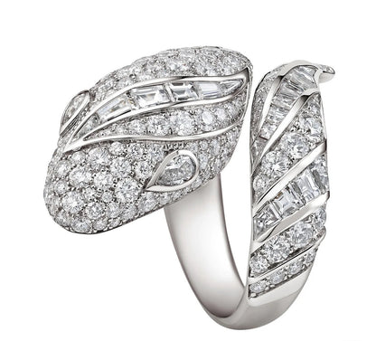 [Eterna Jewels]BRANDNEUER LUXURIÖSER SILBERSCHLANGENRING