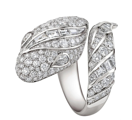 [Eterna Jewels]新品 ラグジュアリー シルバー スネーク リング