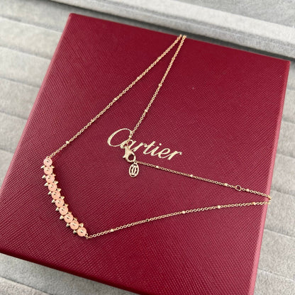 [Eterna Jewels]NEW STUD COLORED GEM PENDANT NECKLACE