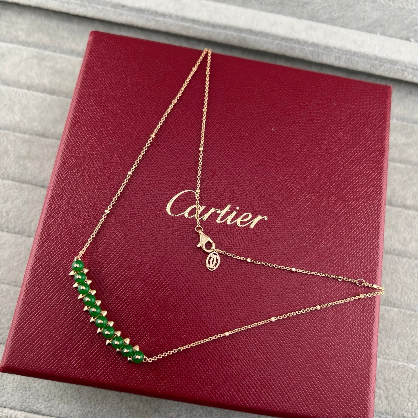 [Eterna Jewels]NEW STUD COLORED GEM PENDANT NECKLACE