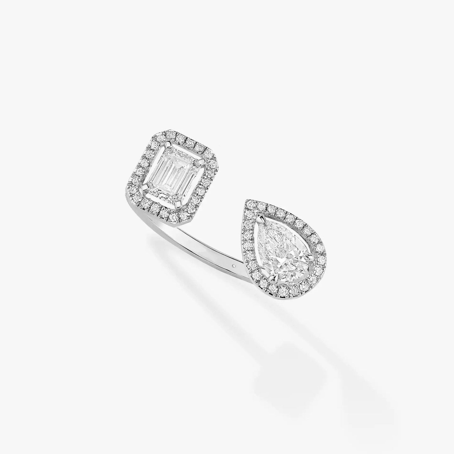[Eterna Jewels]MEIN ZWILLING TOI ET MOI SILBER DIAMANTRING