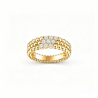 [Eterna Jewels] DREIREIHIGER DIAMANTRING
