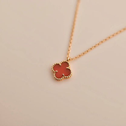[Eterna Jewels]KLEE MINI 9,5MM WEISSER KARNEOL-HALSKETTE