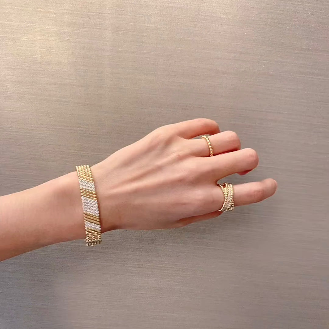 [Eterna Jewels]  FÜNFREIHIGES DIAMANTARMREIF
