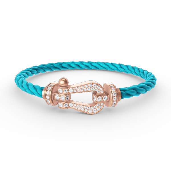 [Eterna Jewels]FORCE GROSSES HUFEISEN-VOLLDIAMANT-ARMBAND ROSÉGOLD