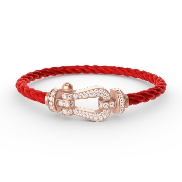 [Eterna Jewels]FORCE GROSSES HUFEISEN-VOLLDIAMANT-ARMBAND ROSÉGOLD