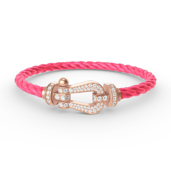 [Eterna Jewels]FORCE GROSSES HUFEISEN-VOLLDIAMANT-ARMBAND ROSÉGOLD