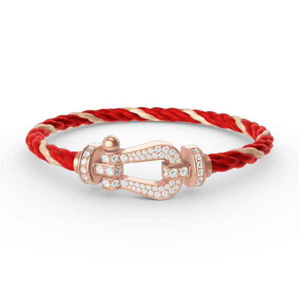 [Eterna Jewels]FORCE GROSSES HUFEISEN-VOLLDIAMANT-ARMBAND ROSÉGOLD
