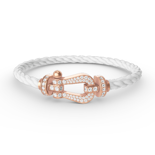 [Eterna Jewels]FORCE GROSSES HUFEISEN-VOLLDIAMANT-ARMBAND ROSÉGOLD