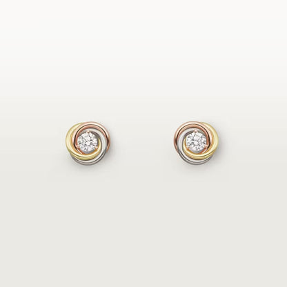 [Eterna Jewels]TRINITY STUD DIAMOND EARRINGS