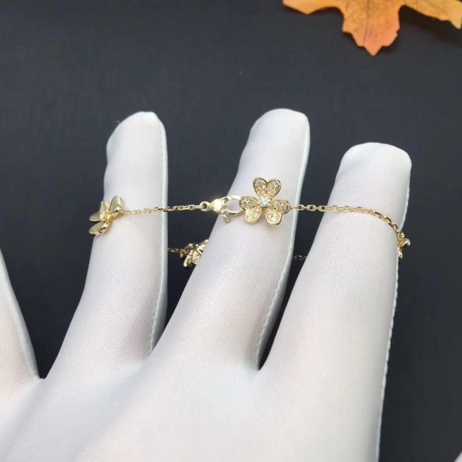 [Eterna Jewels]FRIVOLE GOLD 5 BLUMEN ARMBAND