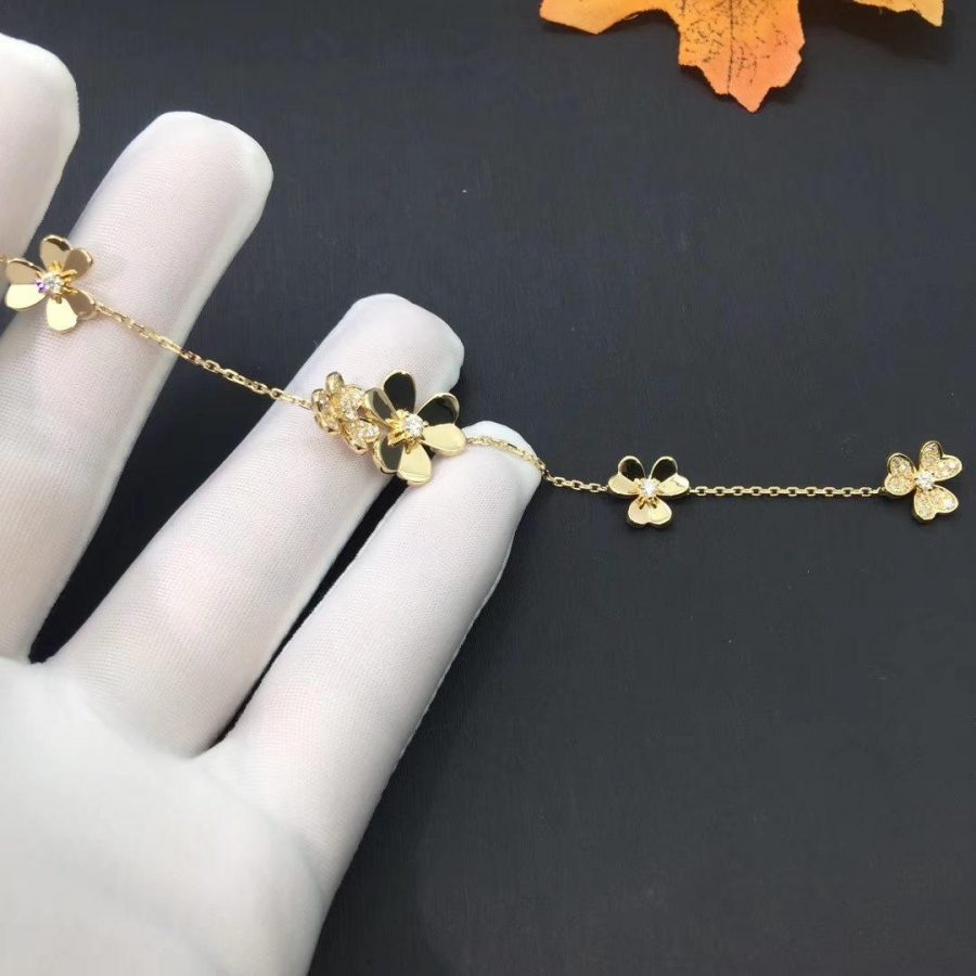 [Eterna Jewels]FRIVOLE GOLD 5 BLUMEN ARMBAND
