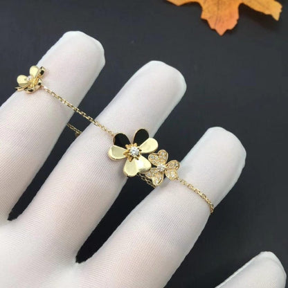 [Eterna Jewels]FRIVOLE GOLD 5 BLUMEN ARMBAND