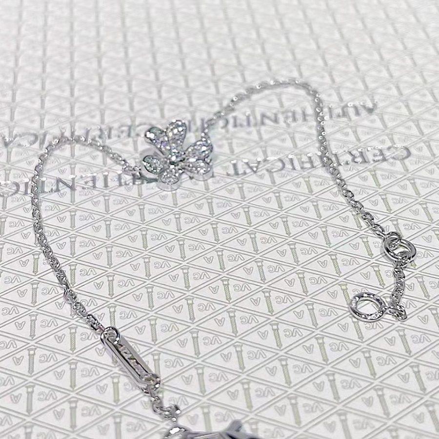 [Eterna Jewels]FRIVOLE SILBER BLUMEN DIAMANTEN ARMBAND