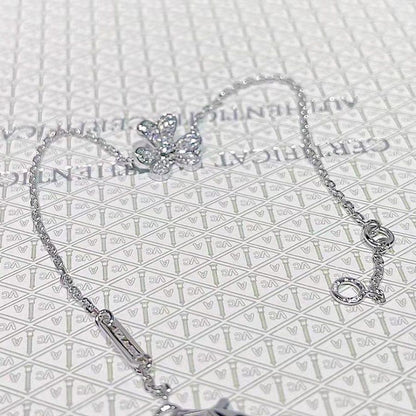 [Eterna Jewels]FRIVOLE SILBER BLUMEN DIAMANTEN ARMBAND
