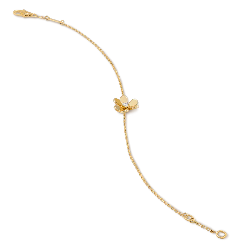 [Eterna Jewels]ARMBAND FRIVOLE GOLD BLUME ROSA MALACHIT